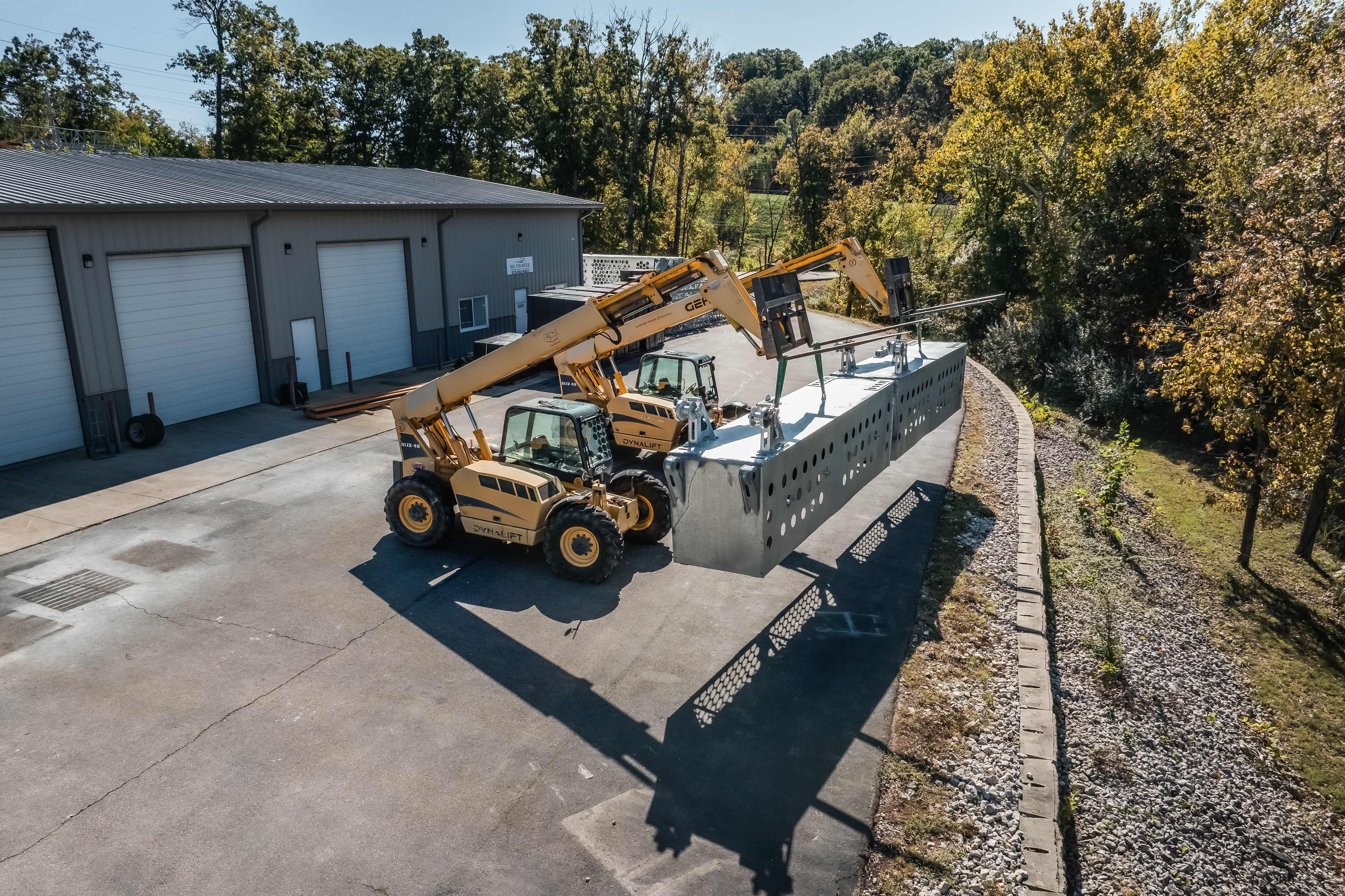 Aerial view of WaveBaffle